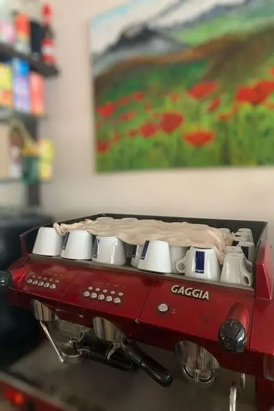 Bar ansicht bei nacht